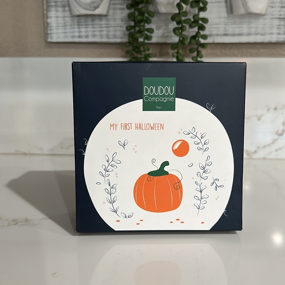 Pumpkin Baby Slippers - My First Halloween - Picture 4 of 5